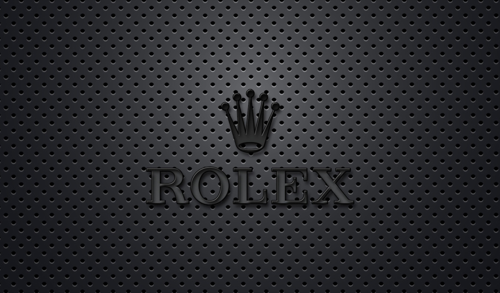 Das Rolex Dark Logo Wallpaper 1024x600