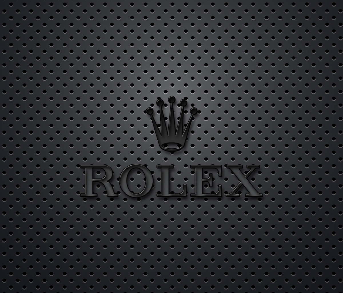 Обои Rolex Dark Logo 1200x1024