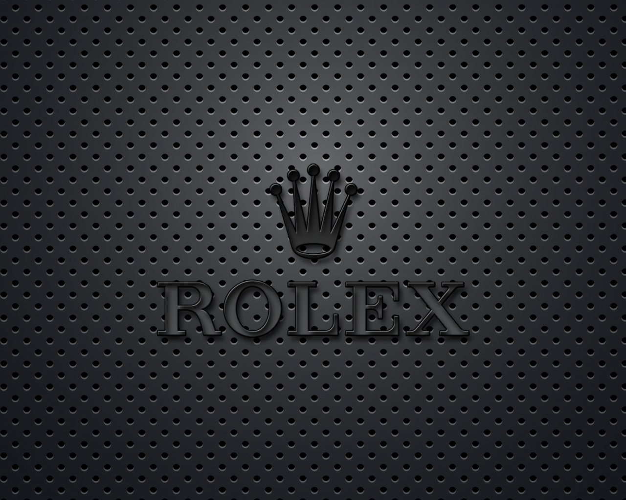 Das Rolex Dark Logo Wallpaper 1280x1024