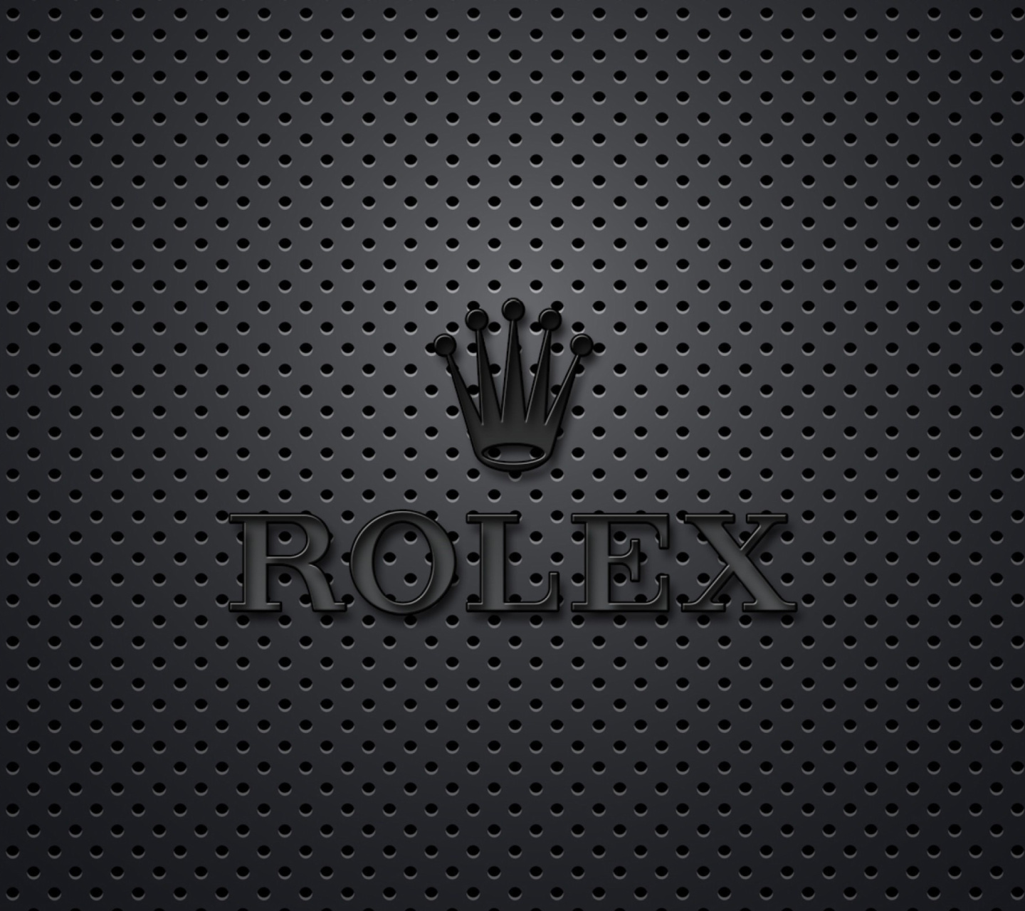 Das Rolex Dark Logo Wallpaper 1440x1280