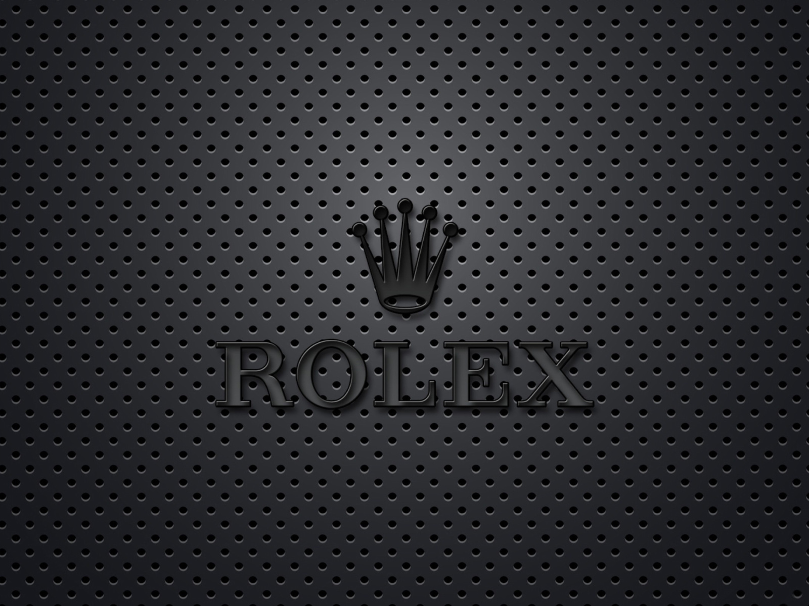 Fondo de pantalla Rolex Dark Logo 1600x1200