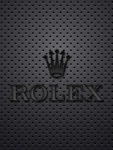 Das Rolex Dark Logo Wallpaper 480x640