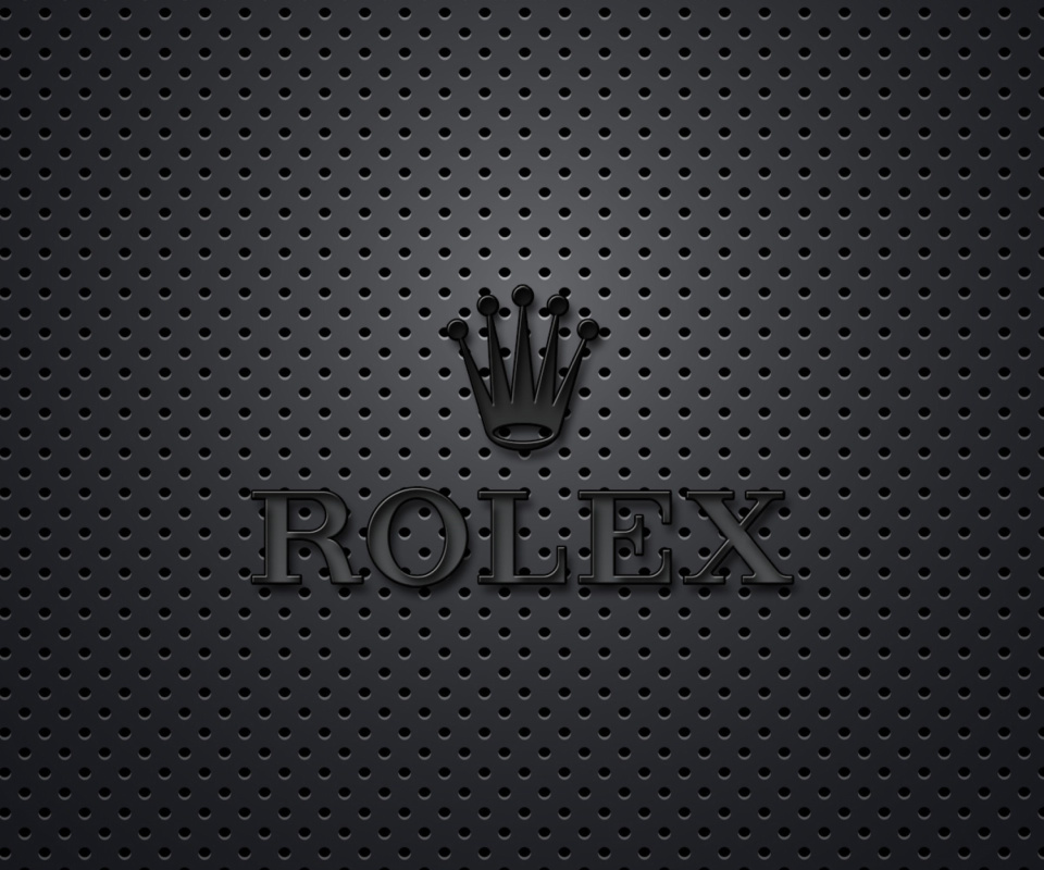 Das Rolex Dark Logo Wallpaper 960x800