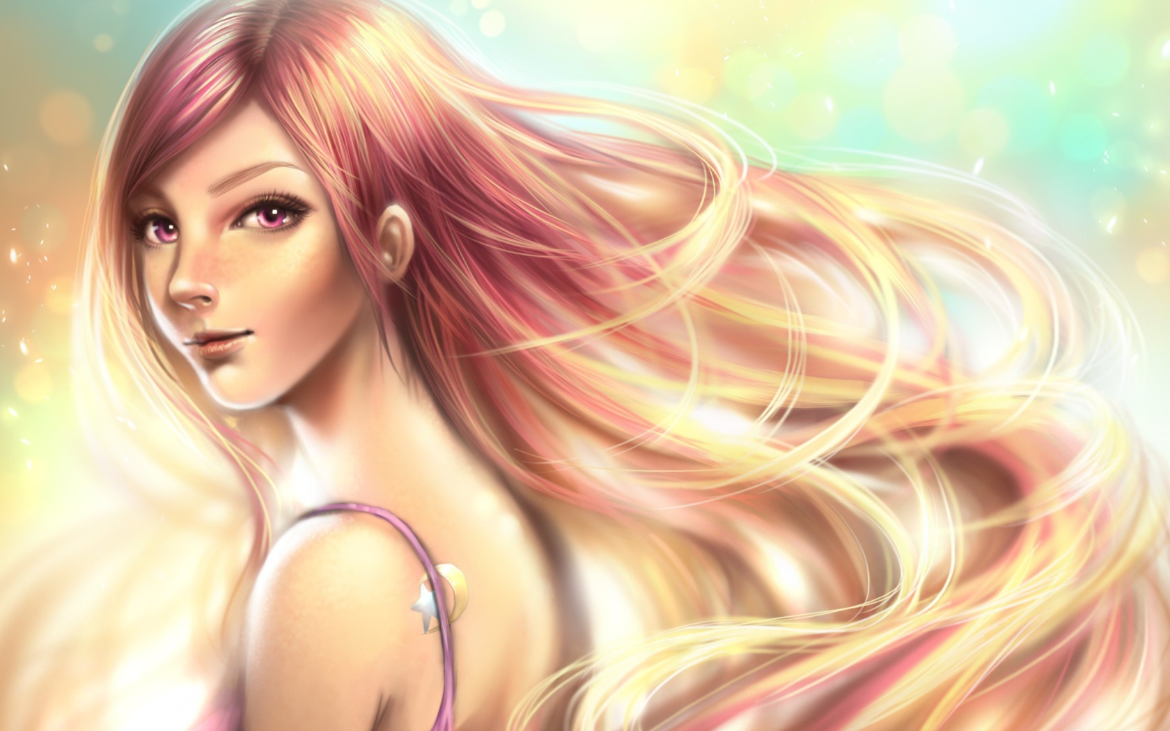 Screenshot №1 pro téma Girl Art 1680x1050