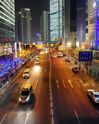 China Shanghai Night - Obrázkek zdarma pro Nokia X6