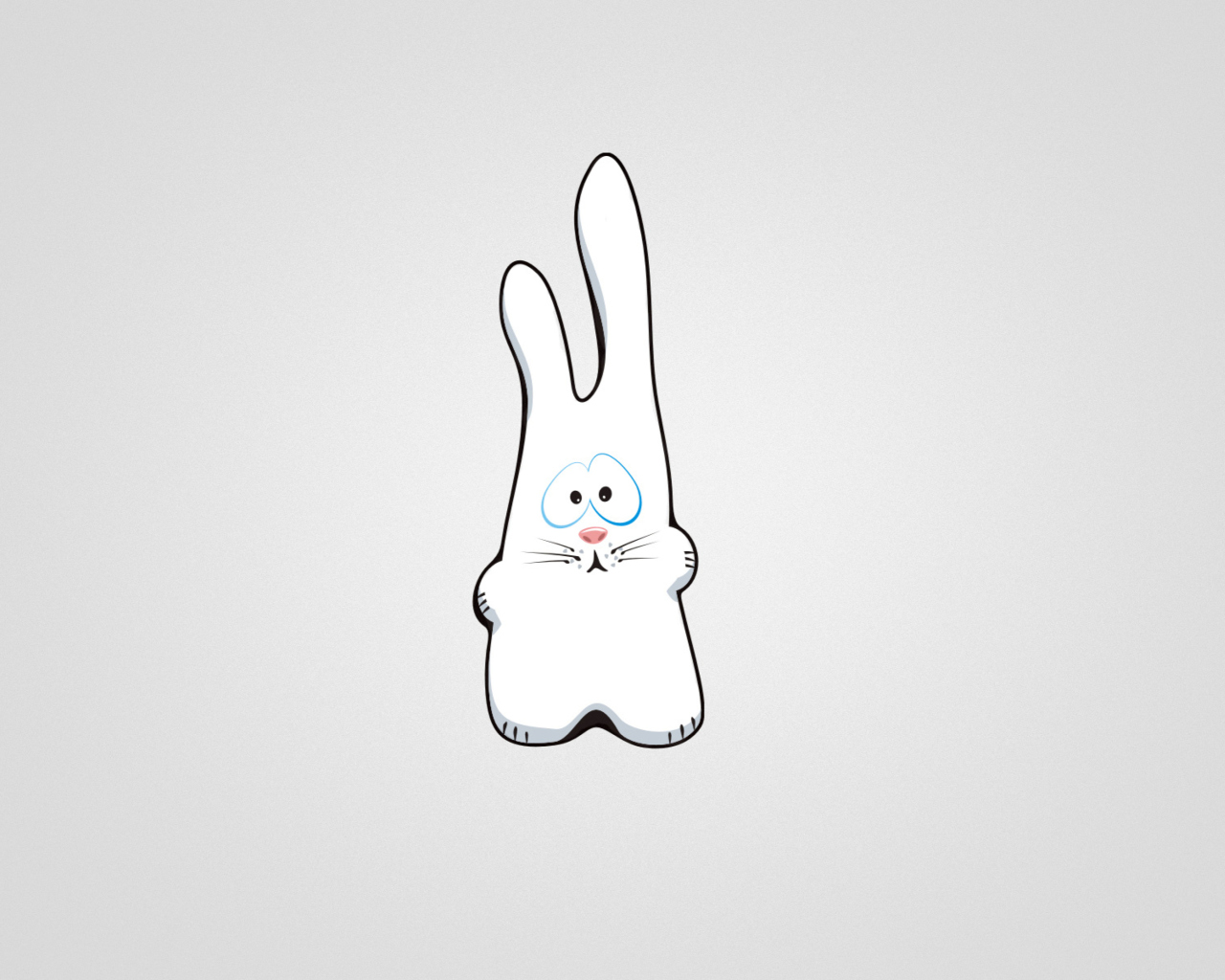 Das Funny Bunny Sketch Wallpaper 1280x1024