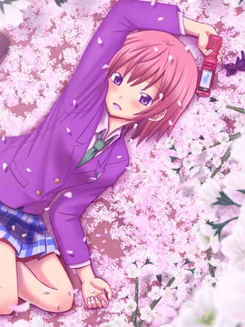 Screenshot №1 pro téma Anime Sakura 480x640