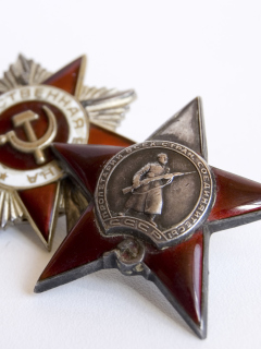 World War 2nd USSR Victory Award Medals wallpaper 240x320
