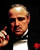 The Godfather - Don Vito wallpaper 128x160