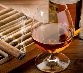 Cognac vs Cigars - Obrázkek zdarma pro iPad 3