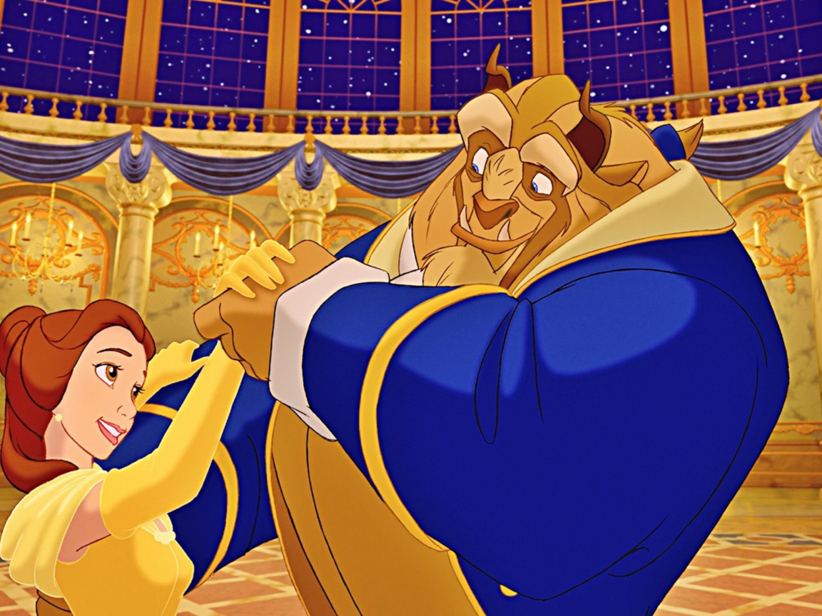 Das Beauty and The Beast Wallpaper 1152x864