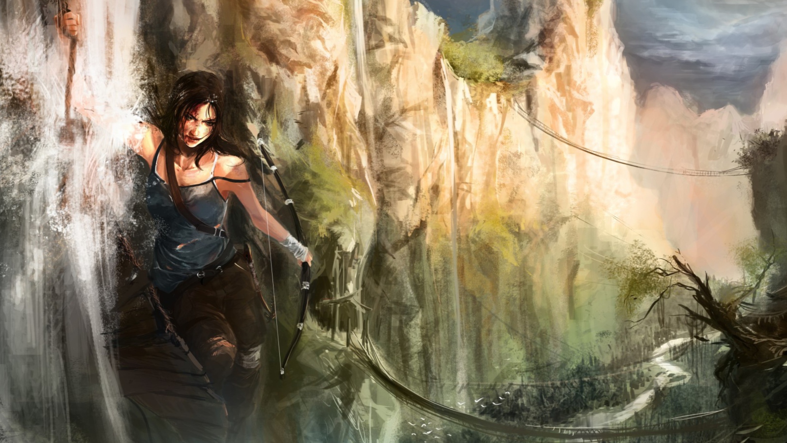 Fondo de pantalla Lara Croft Tomb Raider 1600x900