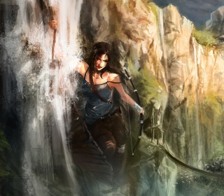 Kostenloses Lara Croft Tomb Raider Wallpaper für 128x128