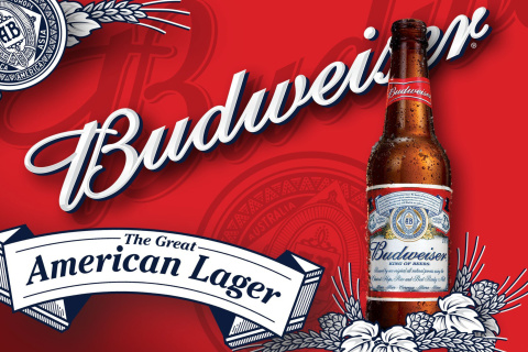 Screenshot №1 pro téma Budweiser Lager Beer Brand 480x320