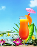Screenshot №1 pro téma Tropical Cocktails 128x160