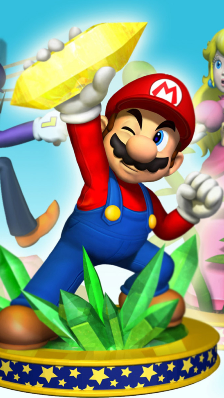 Das Mario Party 5 Wallpaper 750x1334