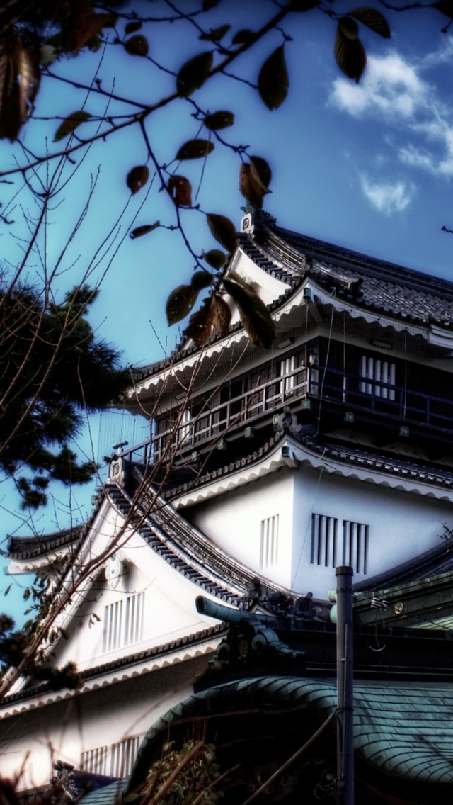Das Okazaki Castle Wallpaper 640x1136