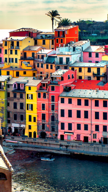 Das Colorful Italy City Wallpaper 360x640