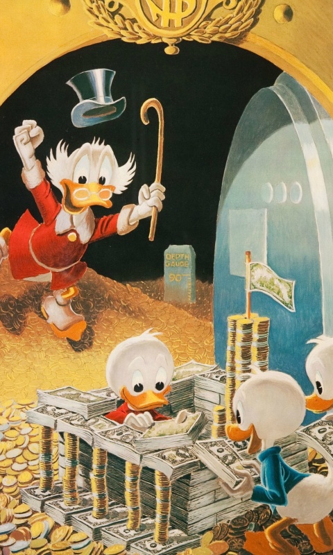 Das Donald Duck in DuckTales Wallpaper 480x800