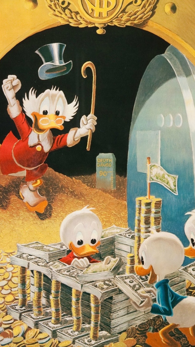 Das Donald Duck in DuckTales Wallpaper 640x1136