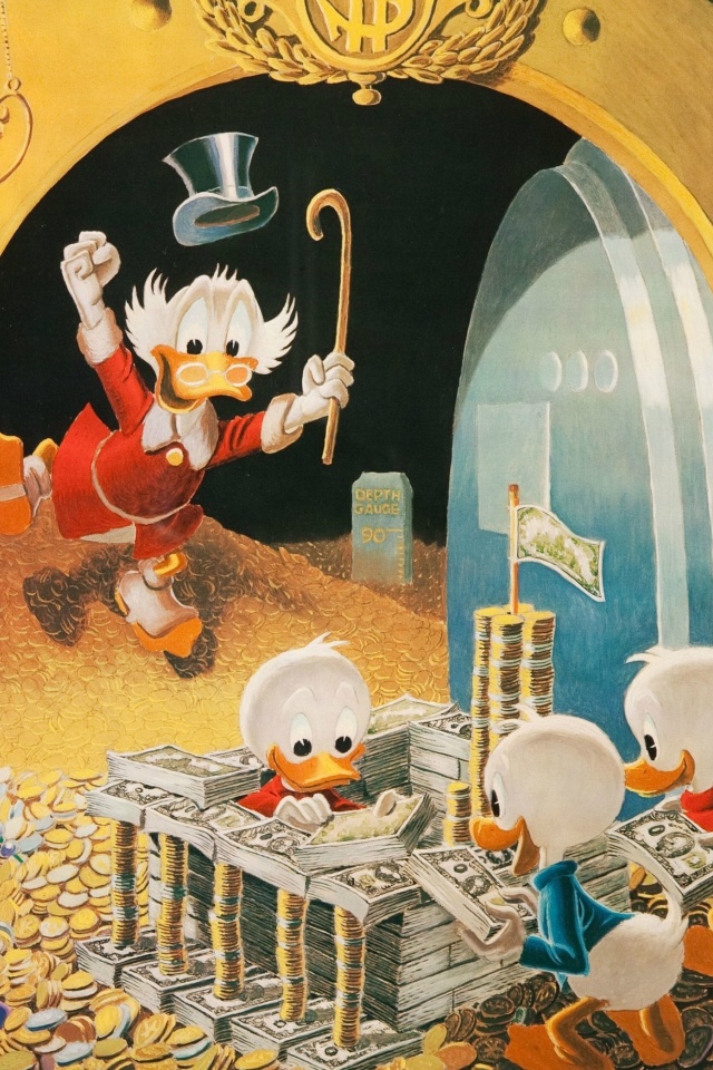 Donald Duck in DuckTales wallpaper 640x960