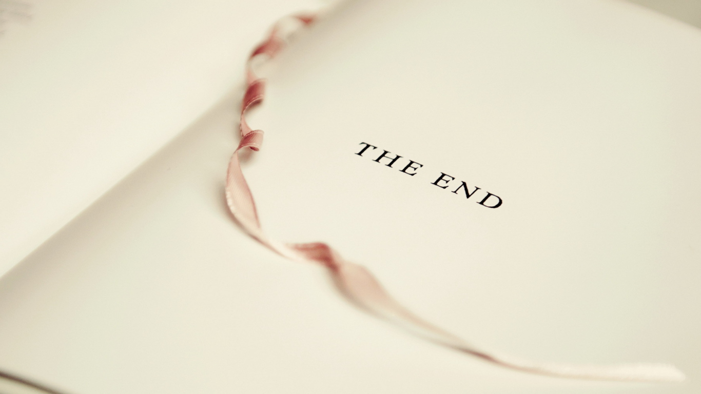The End Of Book wallpaper 1366x768