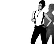 Screenshot №1 pro téma Priyanka Chopra Black and White 176x144