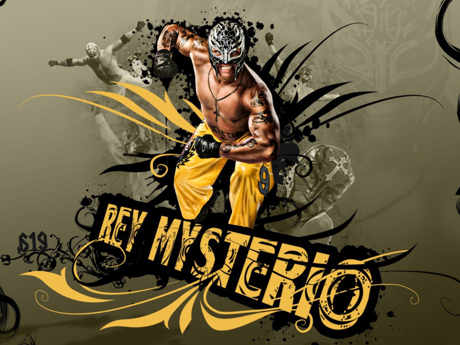 Screenshot №1 pro téma Rey Mysterio 1600x1200