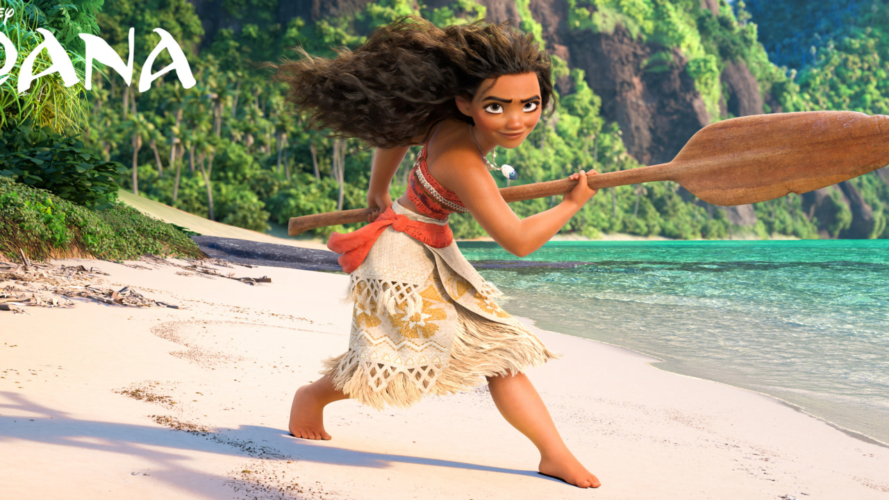 Moana 3D Cartoon wallpaper 1280x720