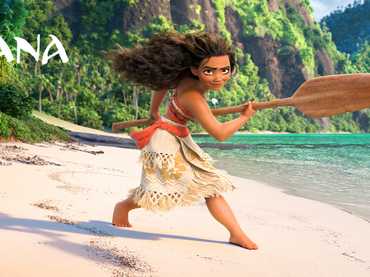 Moana 3D Cartoon wallpaper 1400x1050