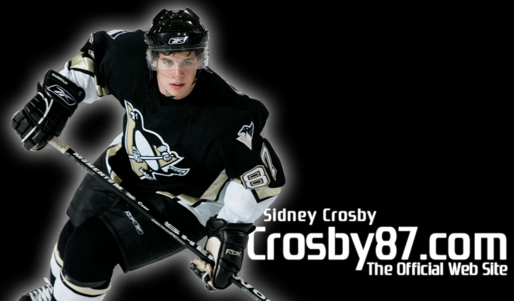 Das Sidney Crosby - Hockey Player Wallpaper 1024x600