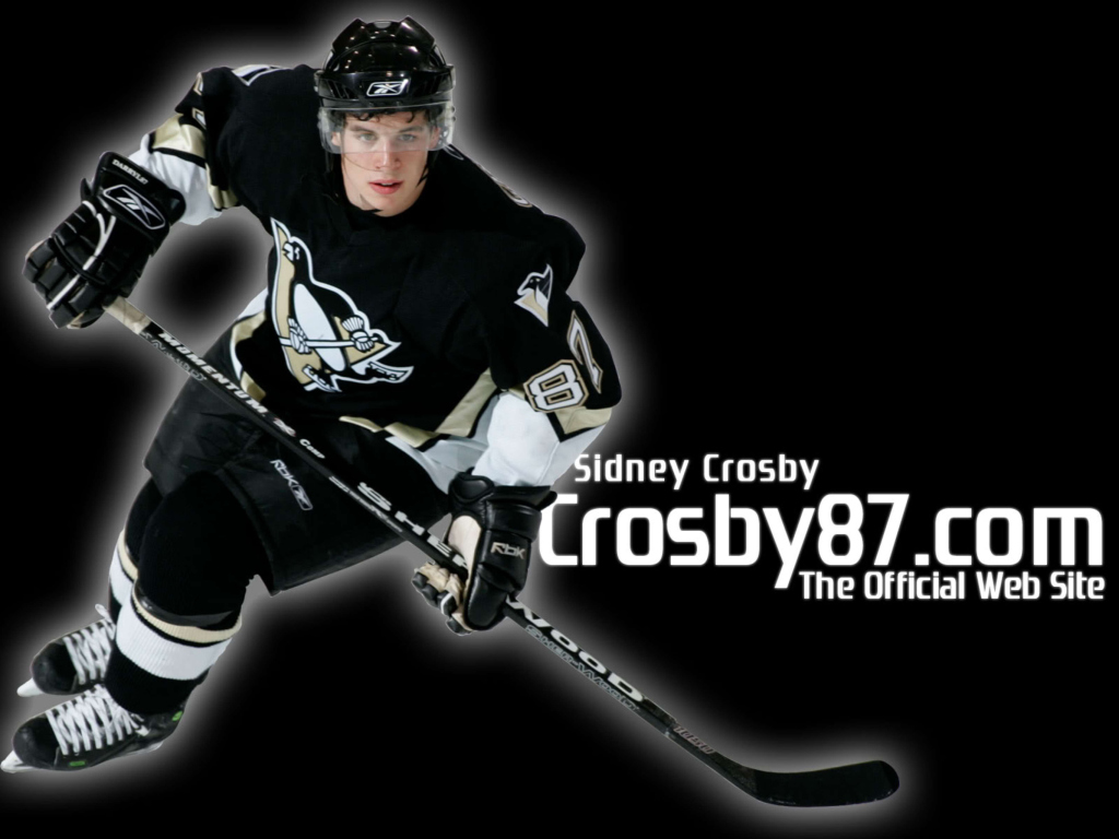 Sfondi Sidney Crosby - Hockey Player 1024x768