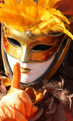 Das Carnival Mask Wallpaper 240x400