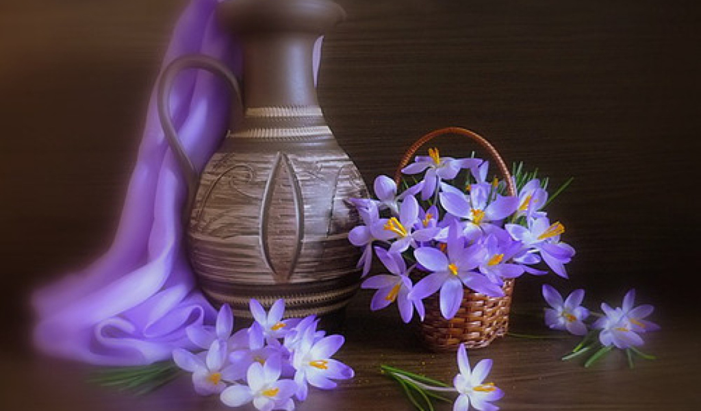 Screenshot №1 pro téma Vase And Purple Flowers 1024x600