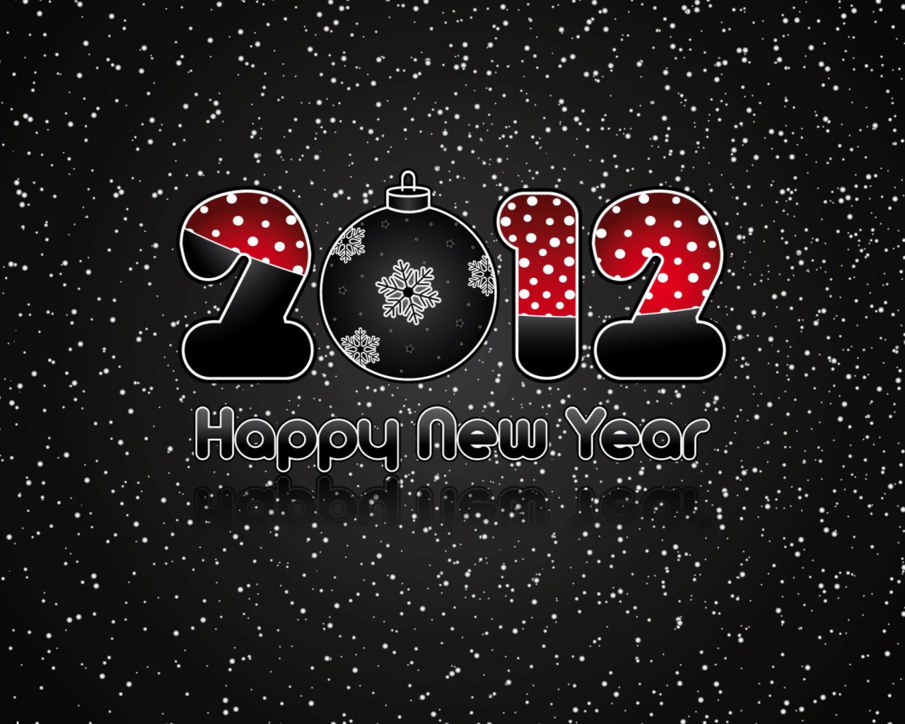 Fondo de pantalla Happy New Year 1280x1024