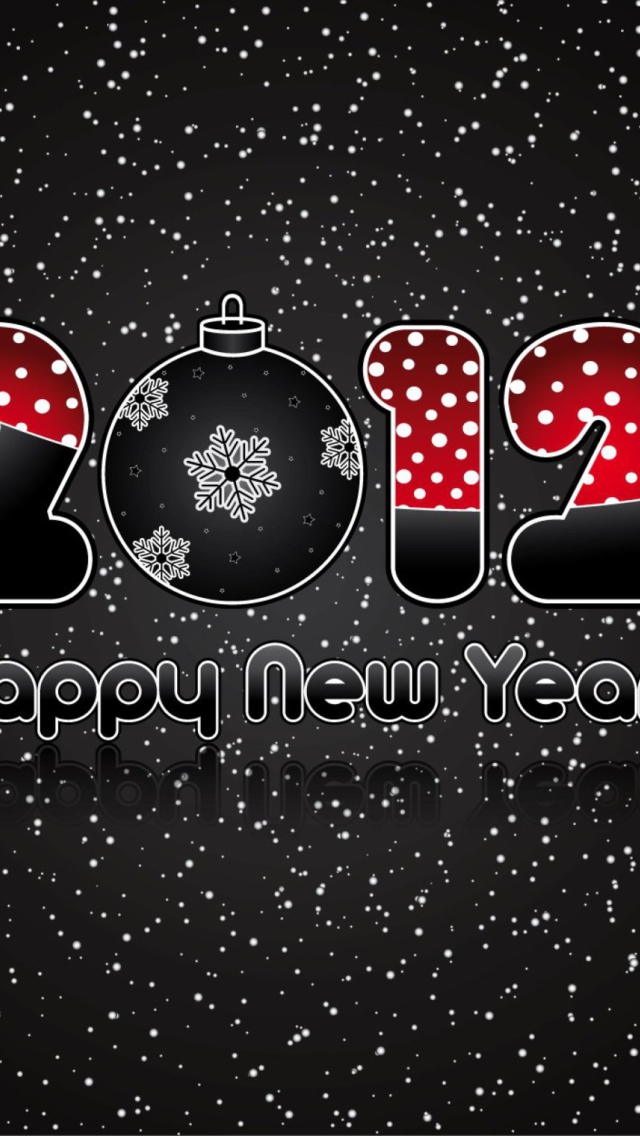 Das Happy New Year Wallpaper 640x1136