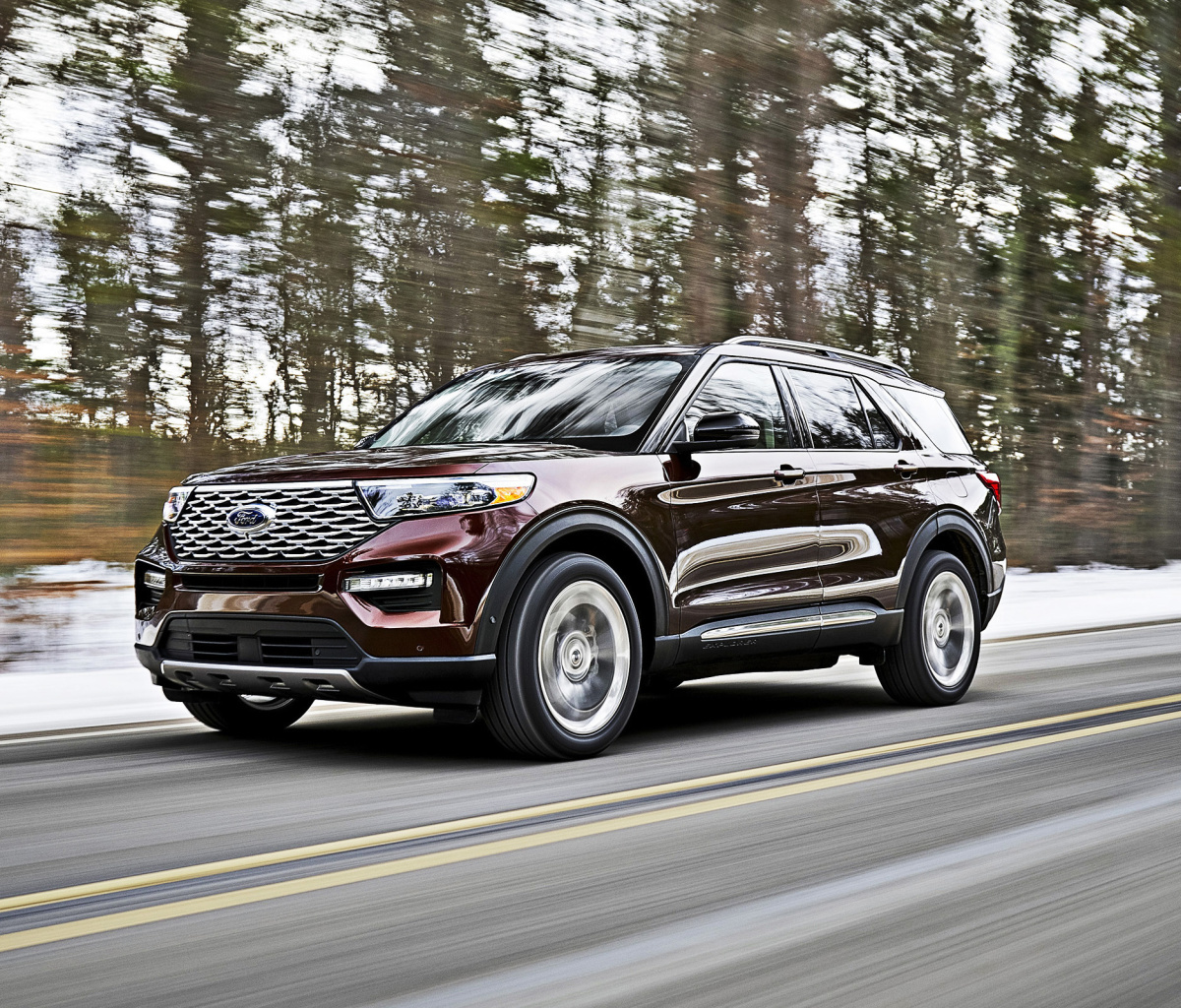 Das 2020 Ford Explorer Wallpaper 1200x1024