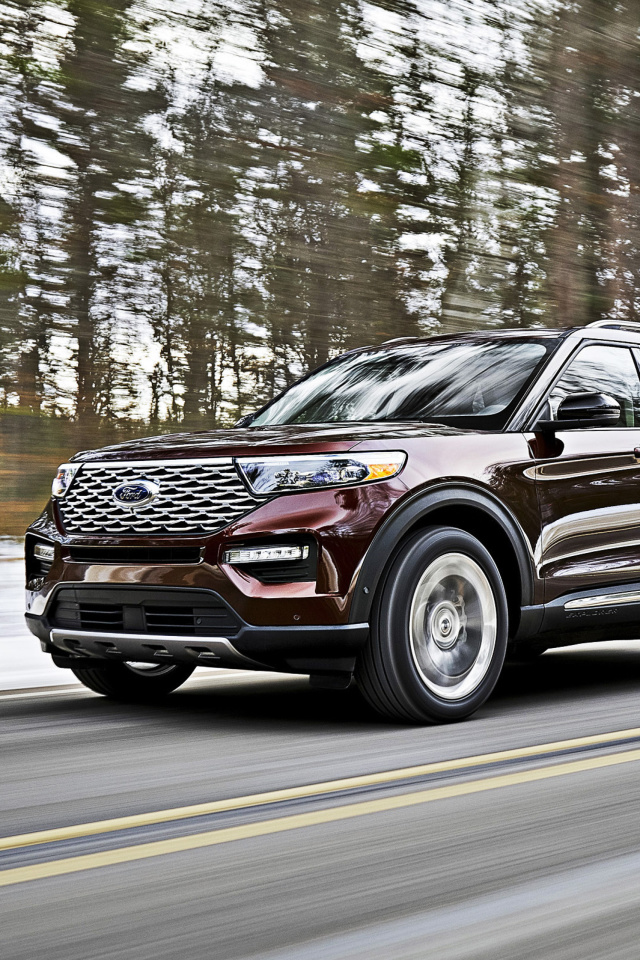 Обои 2020 Ford Explorer 640x960