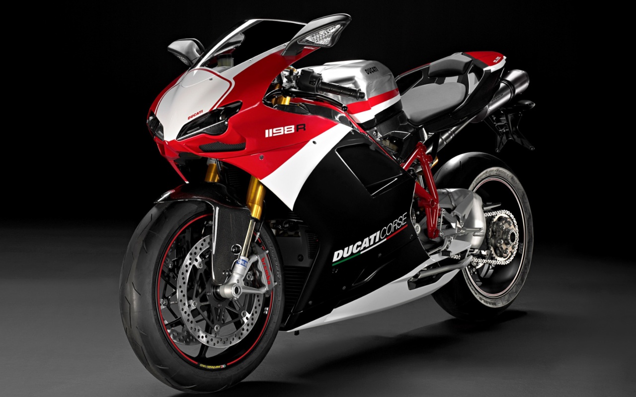 Обои Superbike Ducati 1198 R 1280x800