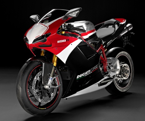 Das Superbike Ducati 1198 R Wallpaper 480x400