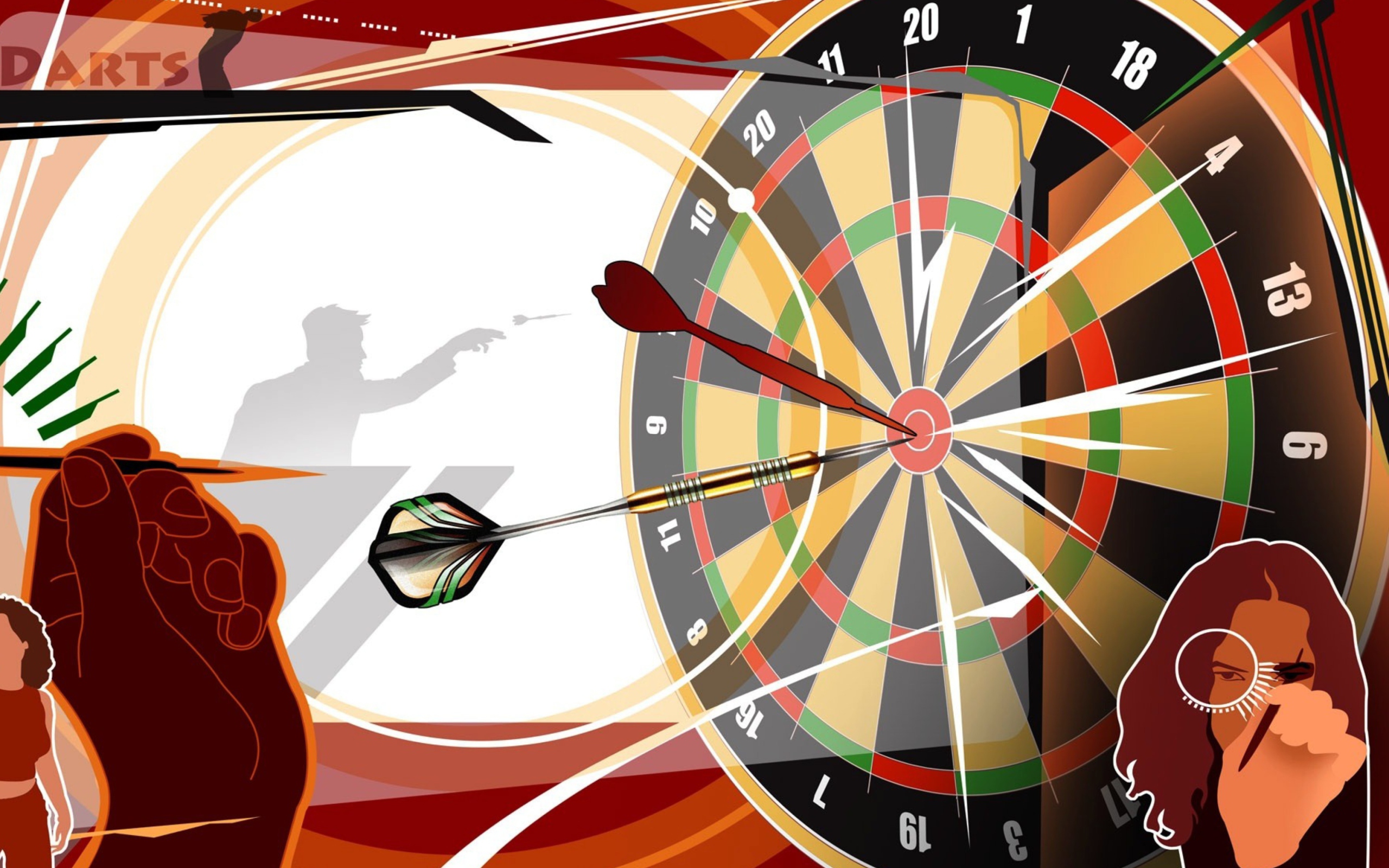 Screenshot №1 pro téma Darts Background 2560x1600