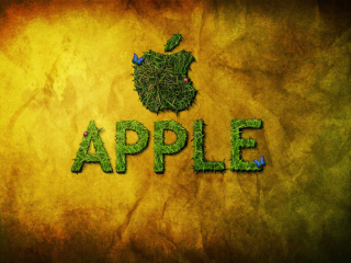 Fondo de pantalla Green Apple 320x240