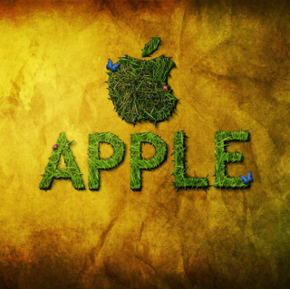 Kostenloses Green Apple Wallpaper für iPad 2