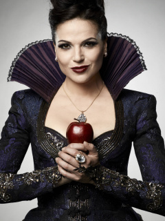 Das Evil Queen by Lana Parrilla Wallpaper 240x320