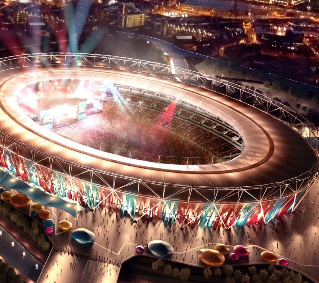 London Olympic Stadium wallpaper 1080x960