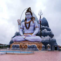 Обои Lord Shiva in Mount Kailash 208x208