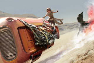 Star Wars The Force Awakens sfondi gratuiti per cellulari Android, iPhone, iPad e desktop