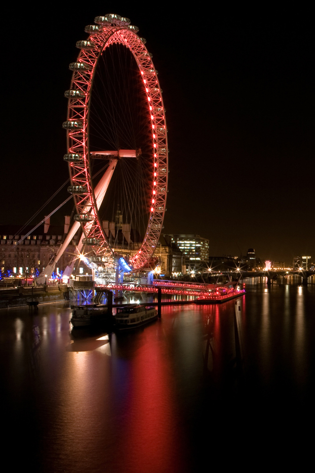 Das London Eye Wallpaper 640x960