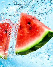 Fondo de pantalla Watermelon Triangle Slices 176x220
