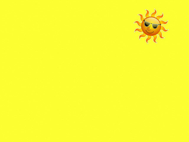 Screenshot №1 pro téma Yellow Sun Illustration 640x480
